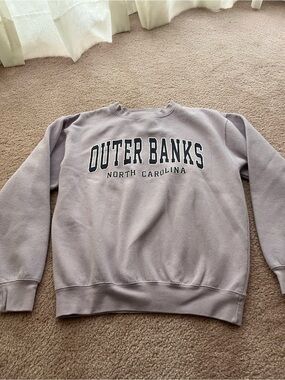 Outer Banks North Carolina Crewneck Sweatshirt - Lavender